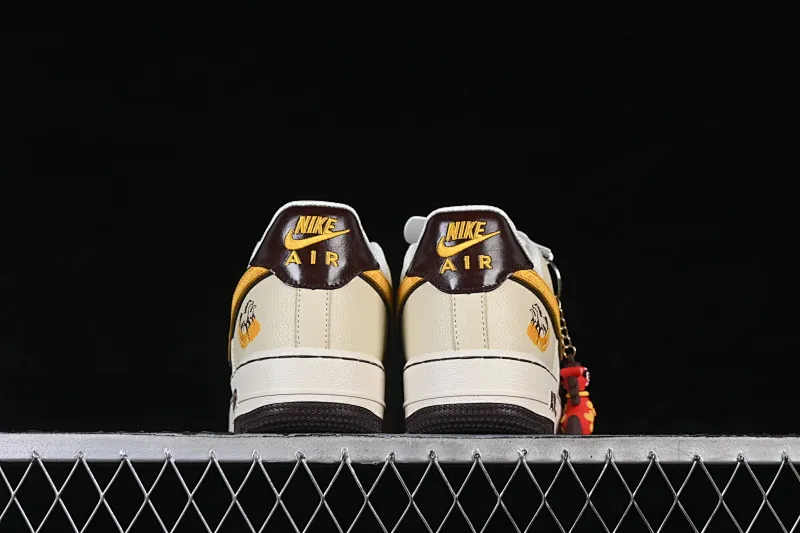 All categories Nk Air Force 1 Air Force series Nk Air Force 1 Low Air Force low-top Nike Air Force 1'07 Low Year of the Horse limited edition Apricot gold pattern Air Force 1 low-top casual sneakers NH0601-504